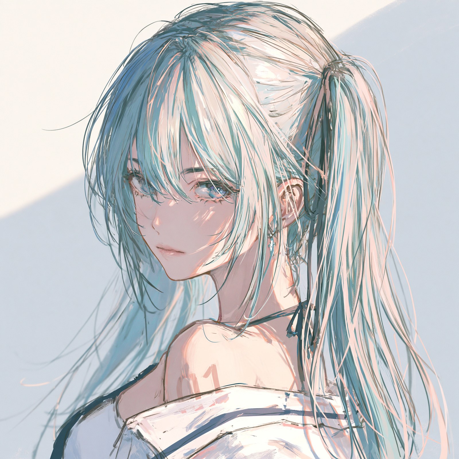 MIKU · 银青高马尾